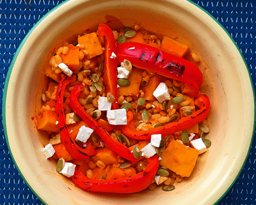 bulgur met ajvar en pompoen 500x400 1