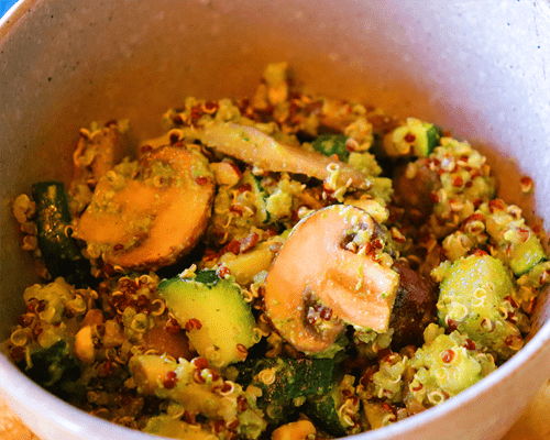quinoa met paddenstoelen 500x400 1